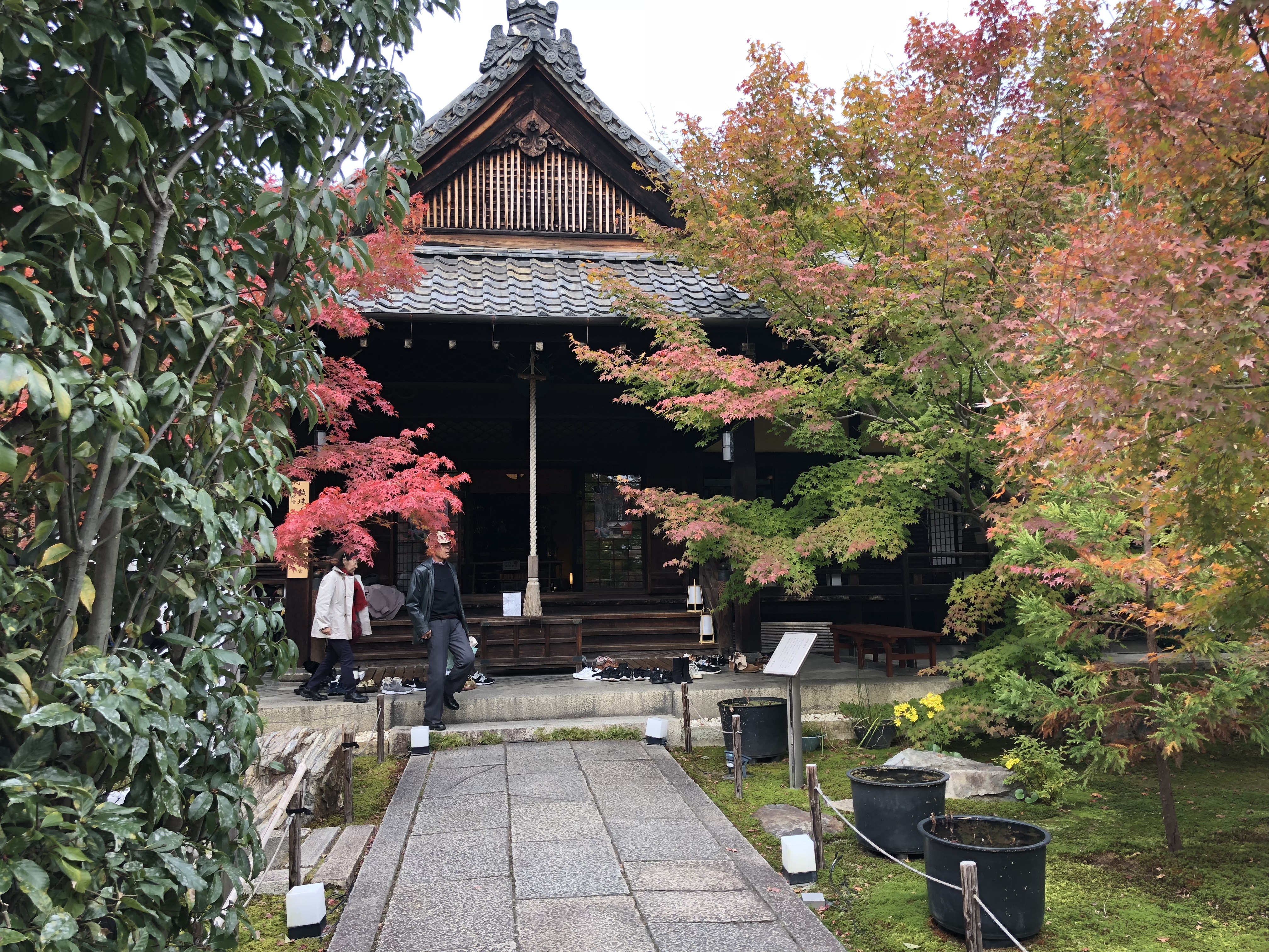 漆喰絵画　京都の庭園 漆喰絵画 京都の庭園