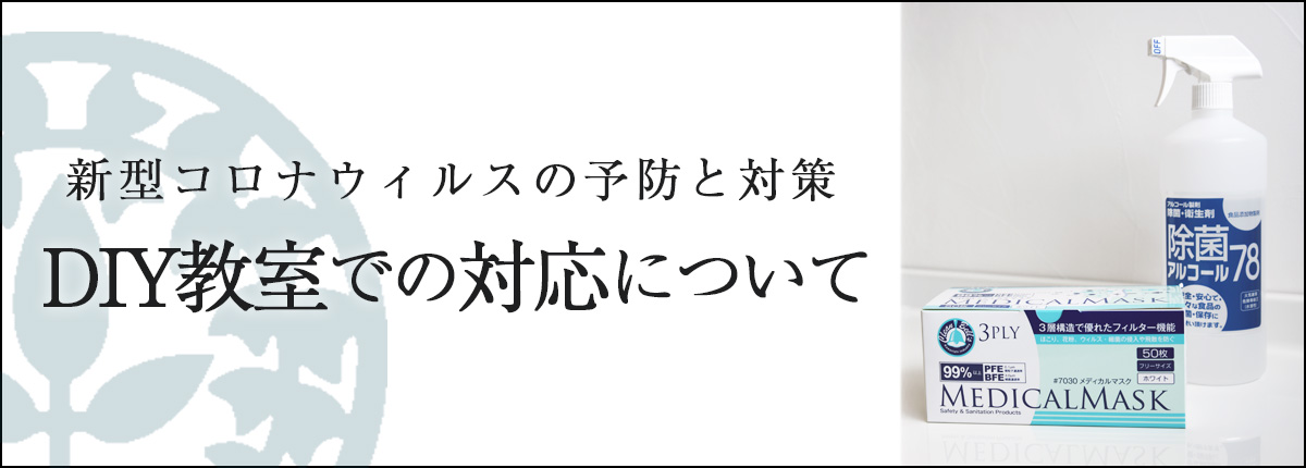 新型コロナウィルスの対応について
