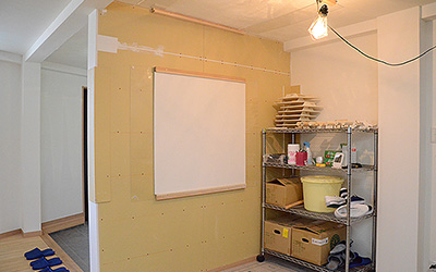 岡山教室：ここで塗りの練習をします